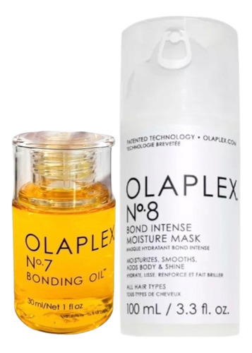 Olaplex N7 Aceite De Peinado Y N8 Mascara De Tratamiento 