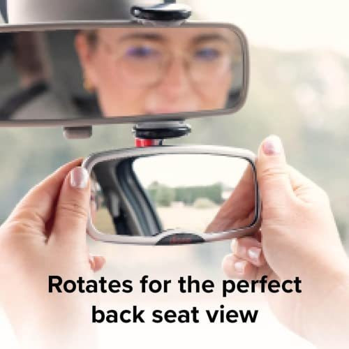 Espejo Coche Bebé Diono 2 Pack Ajustable, Amplia Visión,