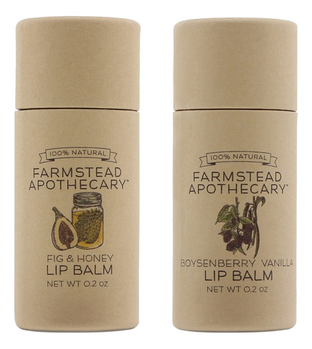 Farmstead Apothecary Balsamo Labial (boysenberry E Higo, Paq