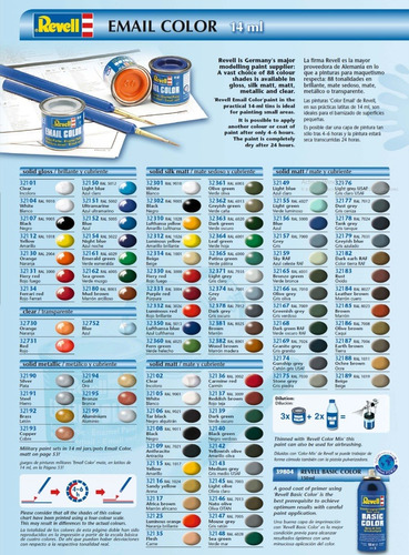 Imagen 4 de 6 de Pintura Revell Enamel Mate Color 321 16 Sandy Yellow Arena