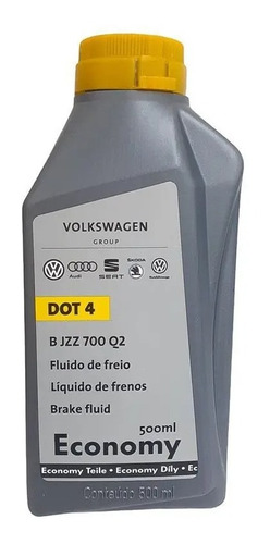 Fluido Freio Dot 4-500 Ml Original Volkswagen Todos Modelos