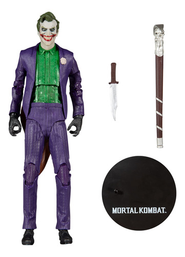 Figura De Acción Mcfarlane Toys Mortal Kombat The Joker 7