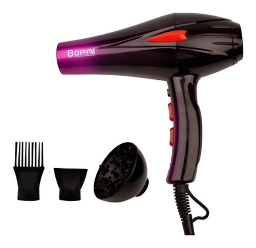 Secador Profesional 4000w Color violeta con negro