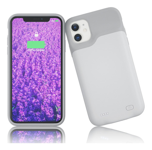 Carcasa Con Carga De Batería Para iPhone 11, Blanco