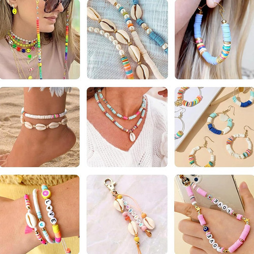Kits Para Hacer Pulseras De Collar De Bricolaje 6000 Pcs