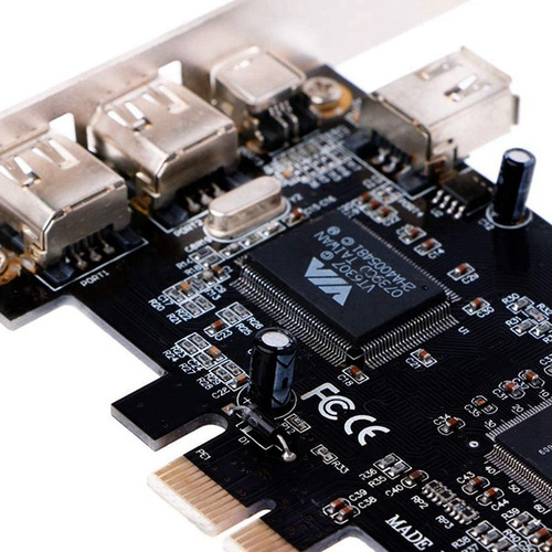 Adaptador Firewire 800 Ieee 1394 Pcie De 4 Puertos (3 Pines