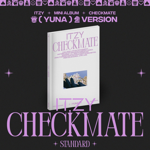 Itzy Checkmate (yuna Ver.) Poster Sticker Postcard Import Cd