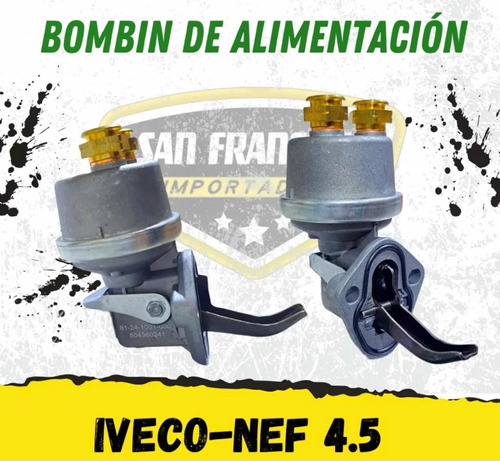 Bombín De Alimentación De Combustible Iveco Nef 4.5