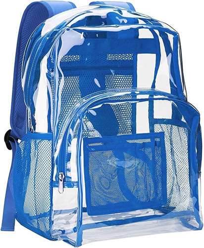 Mochila Escolar Grande De Pvc Transparente Impermeable