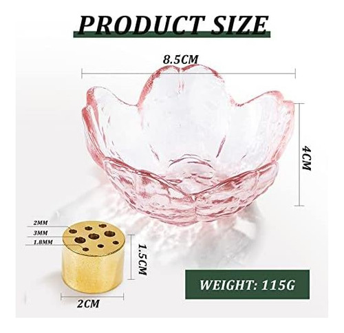 Soporte De Incienso De Ziyue Para Palos E Incienso De Glass