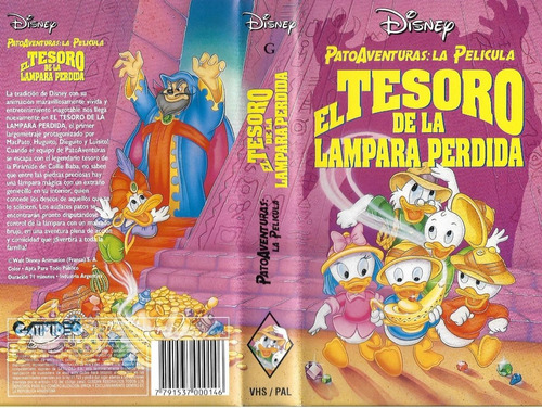 Patoaventuras El Tesoro De La Lámpara Perdida Vhs Disney