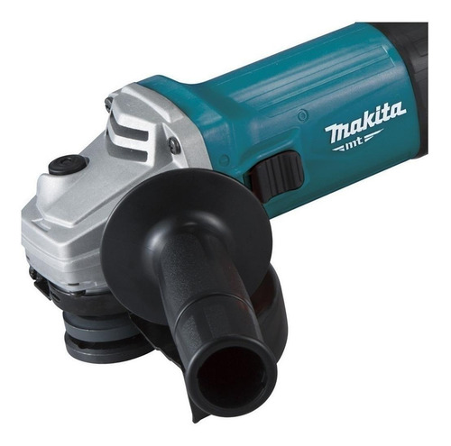 Imagen 3 de 4 de Esmeriladora angular Makita MT M9510 de 50 Hz/60 Hz color turquesa 850 W 120 V + accesorio