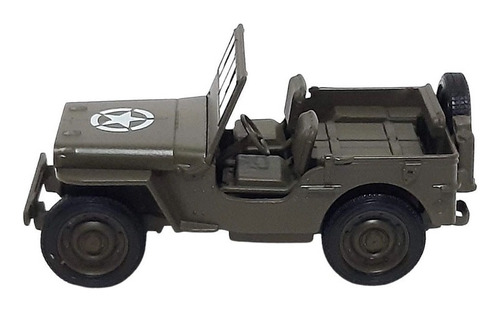 Welly Jeep Willys Mb Verde 1:34 Vehiculo Coleccion