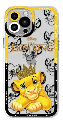 Funda Para iPhone 15, 12, 11, 13, 14, El Rey León, Transpare