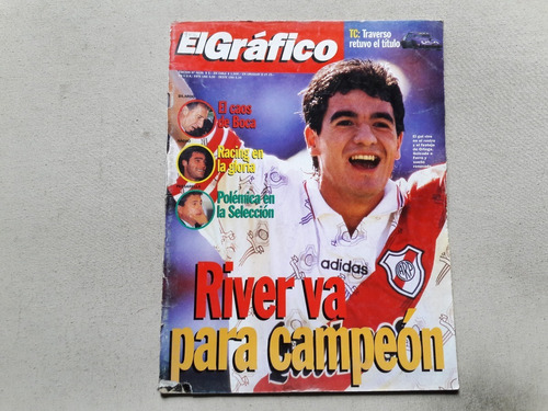 El Grafico Nº 4026 Año 1996 - River Casi Campeon