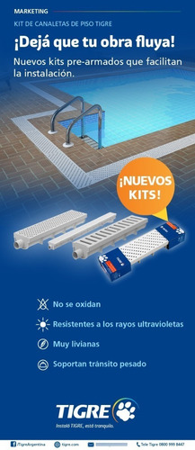 Imagen 2 de 5 de Rejilla Lineal Exterior Guardaganado 13x50 Tigre Blanca