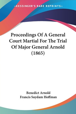 Libro Proceedings Of A General Court Martial For The Tria...