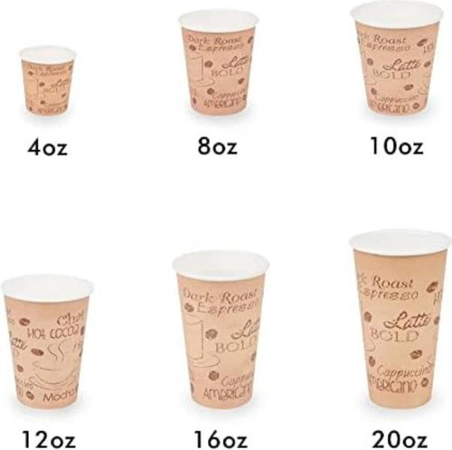 Ecodesign-us Vasos Calientes Desechables De Papel Para Expre