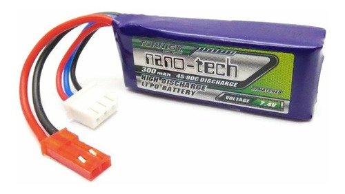 Bateria Lipo 300mah 2s 7.4v 45c Nano Tech Dron Robotica Rc
