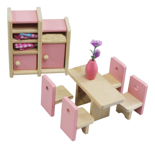 Q Juego De Muebles De Casa De Muñecas Conjunto De