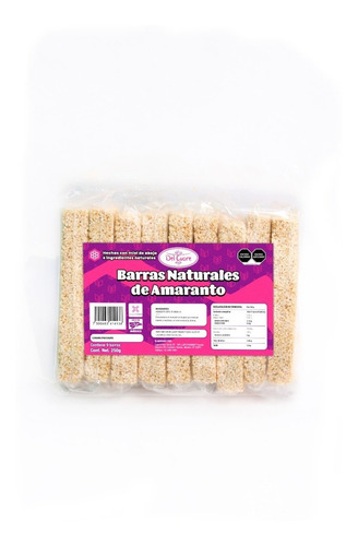 Mayoreo 1 Caja: Barras De Amaranto C/miel De Abeja (24 Uds)