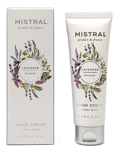 Mistral Crema De Manos Manteca De Karit Orgnica, Lavanda