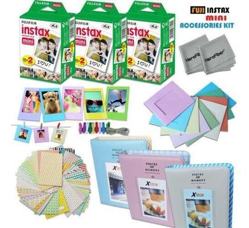 Imagen 1 de 9 de Accesorios Kit F/ Fujifilm Instax Mini 8 N W/ Fuji Insta-658