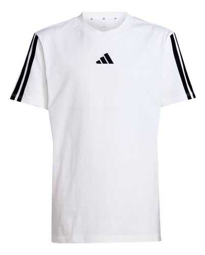 Playera adidas Casual Essentials Niños Blanco Jd6488