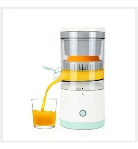 Mini espremedor de suco automático elétrico recarregável cor verde/branco Frequência 50hz 110v