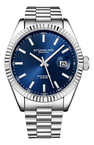 Reloj Pulsera Stuhrling Original De Acero Inoxidable