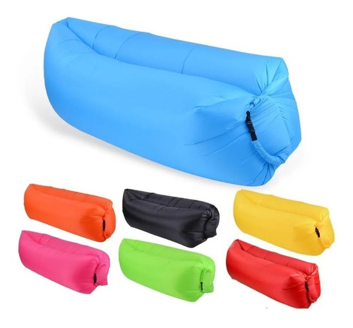 Sofá Inflável Preguiçoso Camping Saco De Dormir 240x70