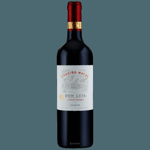 Vinho Don Luis Cabernet Sauvignon 750ml - Tinto Seco 14%