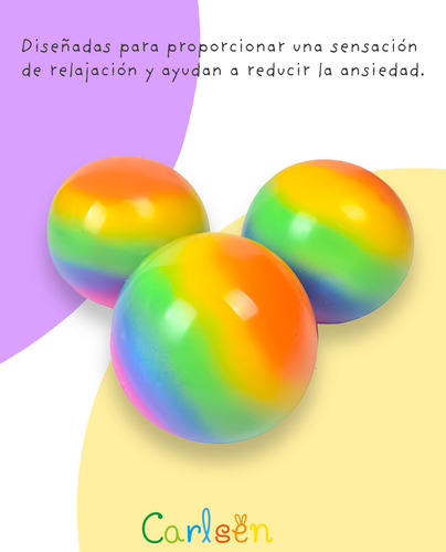 Squishy Toys, Juguetes Sensoriales Suaves, Esferas Elásticas