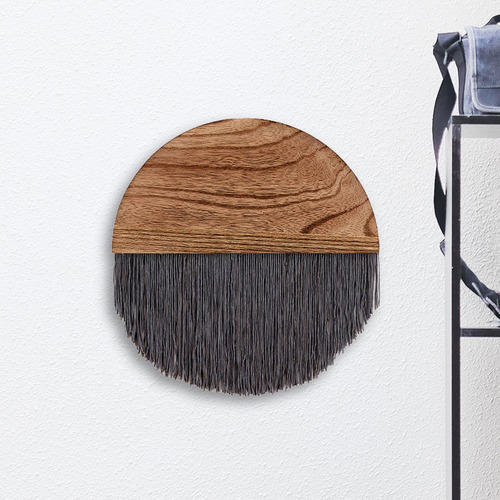 Tapiz Bohemio Con Flecos Para Colgar En La Pared De Gris