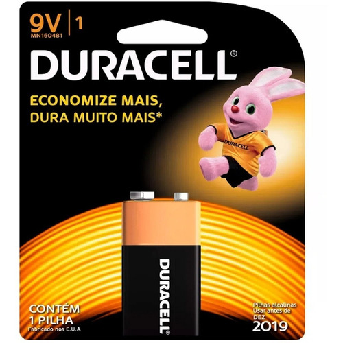 Bateria 9v Duracell 100% Original Lacrada