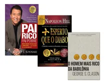 Comprar Livro Mais Esperto Que O Diabo + Pai Rico + Homem Mais Rico