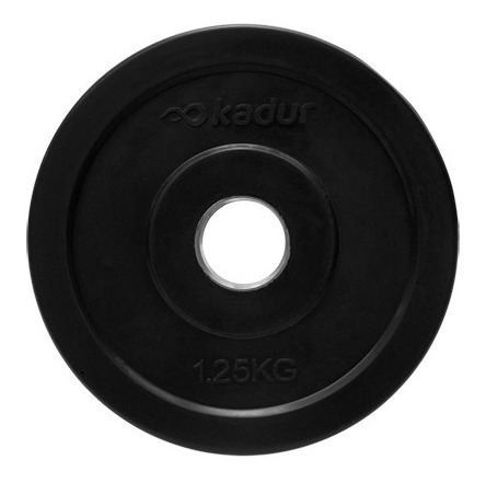 Imagen 1 de 6 de Disco Hierro Recubierto Goma 1.25 Kg Pesas Mancuernas Proyec