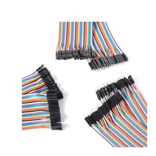 Cables Jumpers Arduino 10cm (40 Cables) M-m, H-h, H-m