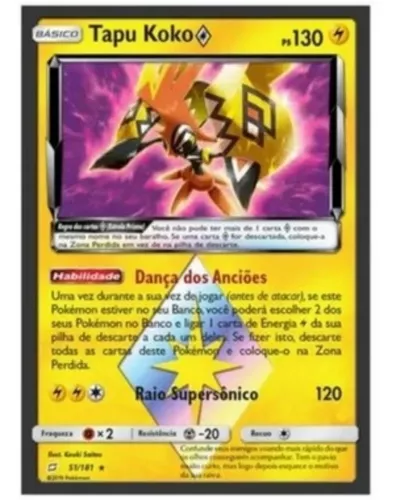 Fichario album pasta tapu koko 10 folhas 06 cards