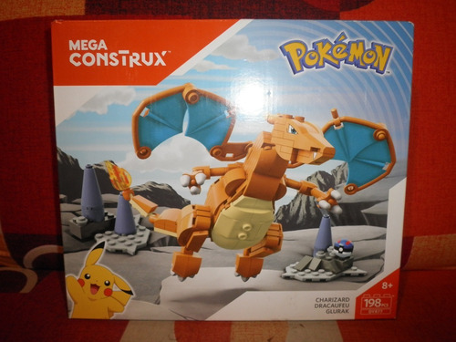 Figura Armable Charizard Mega Construx Pokemon