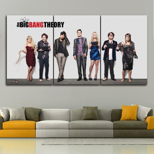 Cuadros Tripticos The Big Bang Theory