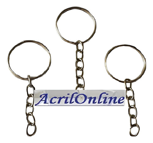 Combo 50 Argollas Sin Fin + 50 Cadenas Acrilonline