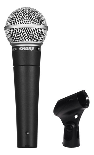 Microfone Shure Sm Sm58 Dinâmico Cardióide E Unidirecional Preto