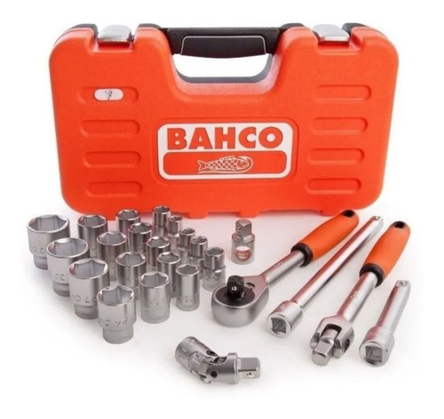 Imagen 3 de 9 de Set Juego Bocallave Crique Tubo Ph 1/2 Bahco S240 Caja 24