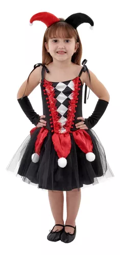 Vestido Adulto Cosplay Arlequina