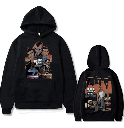 Xlm Sudadera Con Capucha Con Estampado Grand Theft Auto De G