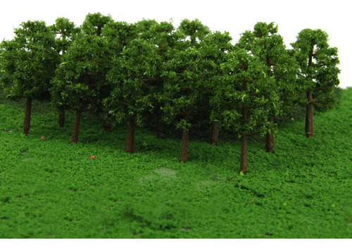 6 Ho Scenery Train Layout Oo Railway Diorama Park 6 Pcs
