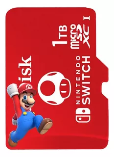 Memoria Micro Sd De 1 Tb Para Nintendo Switch 4k 100 Mb/s, 1