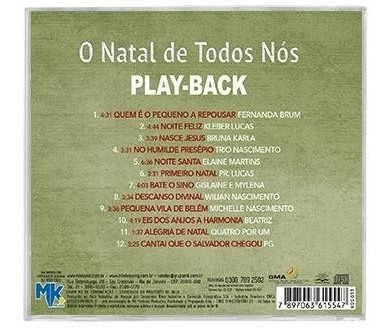 O Natal De Todos Nós *lançamento* - Playback Mk Music