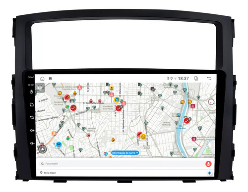Multimidia Pajero Full 9p Qled Android Carplay 2gb 32gb